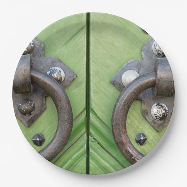 Old door paper plate (Front)