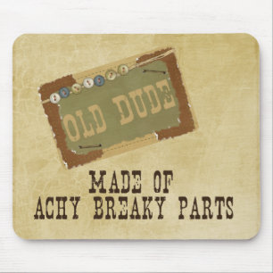Old Dude Mouse Mat