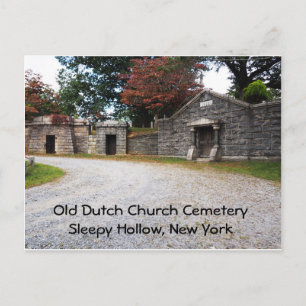 Old Dutch Church Cemetery in Sleepy Hollow, NY Postcard