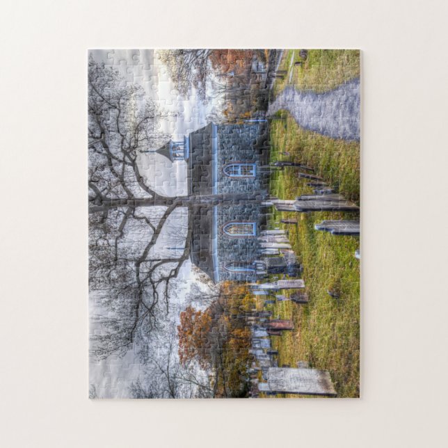 Old Dutch Church Of Sleepy Hollow Jigsaw Puzzle (Vertical)