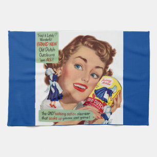 Old Dutch Cleanser lady Tea Towel