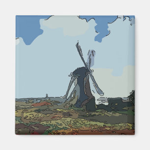Old Dutch Windmill Magnet