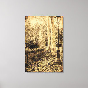 OLD EFFECT PHOTO on landscape on canvas print