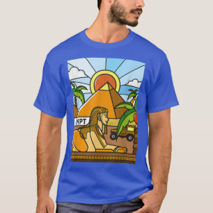 Old Egypt Ancient Egyptian Sphin & pyramids Xmas H T-Shirt