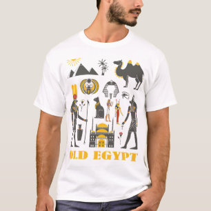 Old Egypt Pyramids and symbols gift T-Shirt