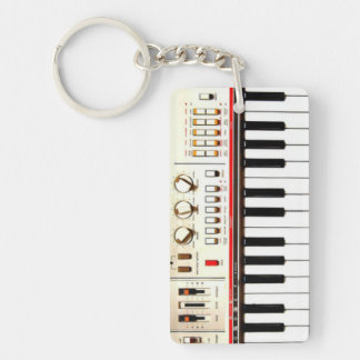 Old Electric Keyboard Key Ring