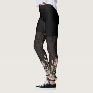 Old Embroidery Leggings