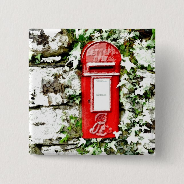 OLD ENGLAND 15 CM SQUARE BADGE (Front)