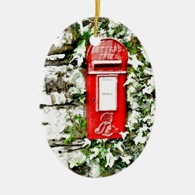 OLD ENGLAND CERAMIC TREE DECORATION (Front)