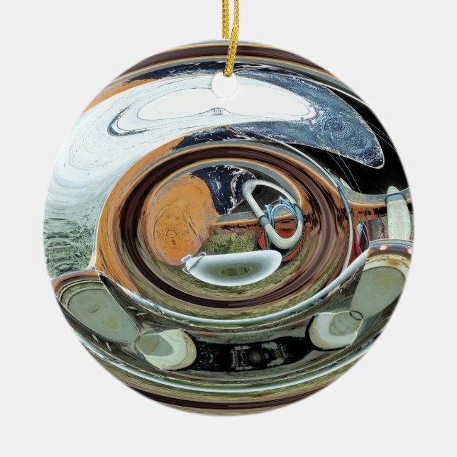 OLD ENGLAND CERAMIC TREE DECORATION (Front)