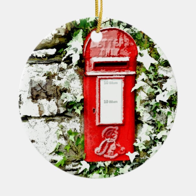 OLD ENGLAND CERAMIC TREE DECORATION (Front)