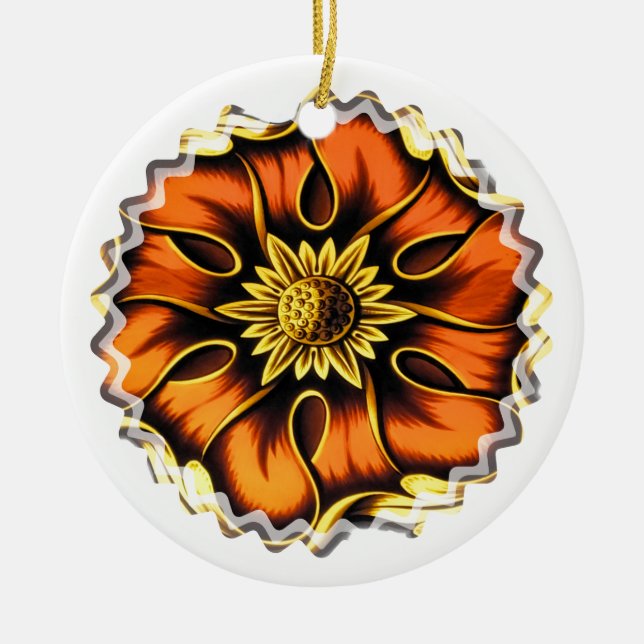 OLD ENGLAND CERAMIC TREE DECORATION (Front)