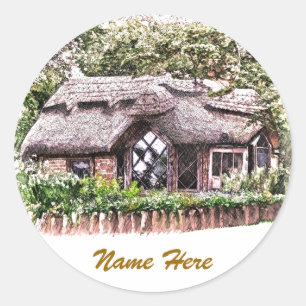 OLD ENGLAND CLASSIC ROUND STICKER