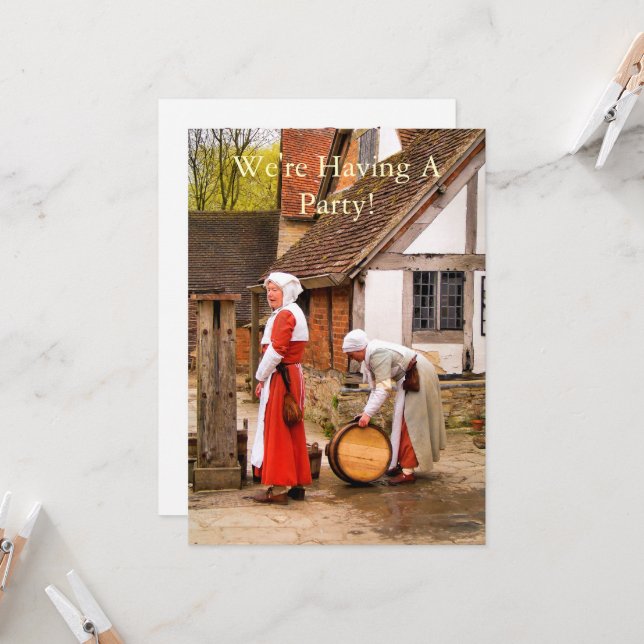 OLD ENGLAND INVITATION (Front/Back In Situ)