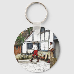 OLD ENGLAND KEY RING