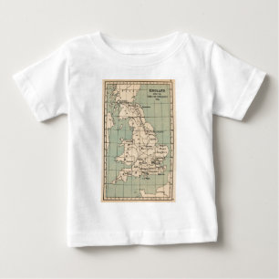 Old England Map Baby T-Shirt