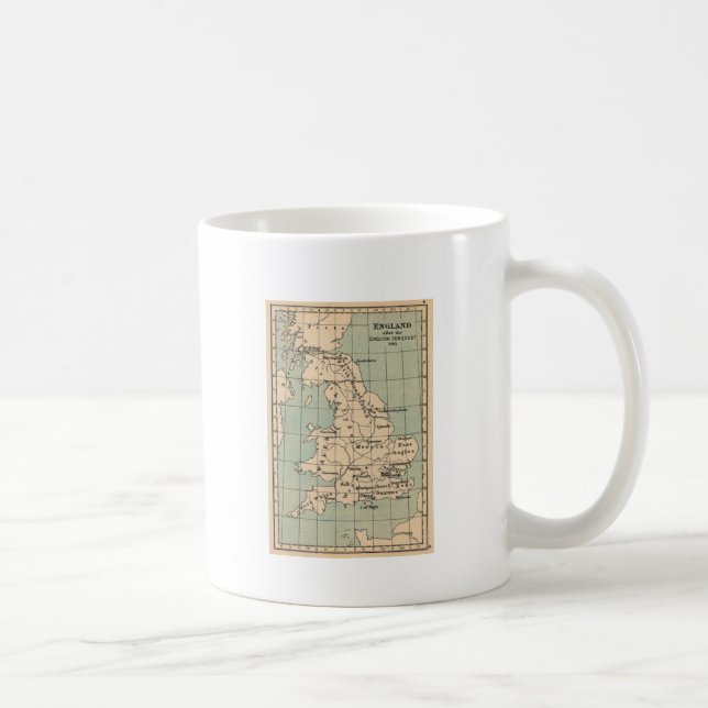 Old England Map Coffee Mug (Right)