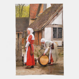 OLD ENGLAND TEA TOWEL