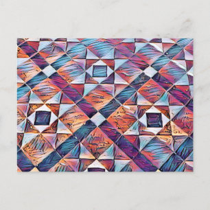 OLD ENGLAND TILED FLOOR POSTCARD