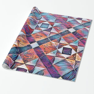 OLD ENGLAND TILED FLOOR WRAPPING PAPER