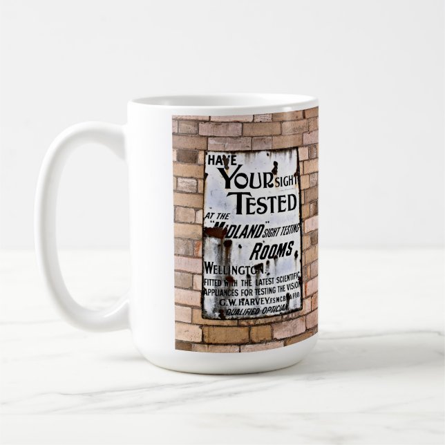 OLD ENGLAND VINTAGE SIGN COFFEE MUG (Left)