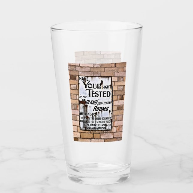 OLD ENGLAND VINTAGE SIGN GLASS (Front)