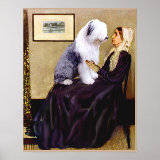Old English 1 - Whistlers Mother Poster