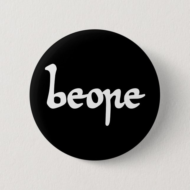 Old English Beer 6 Cm Round Badge (Front)