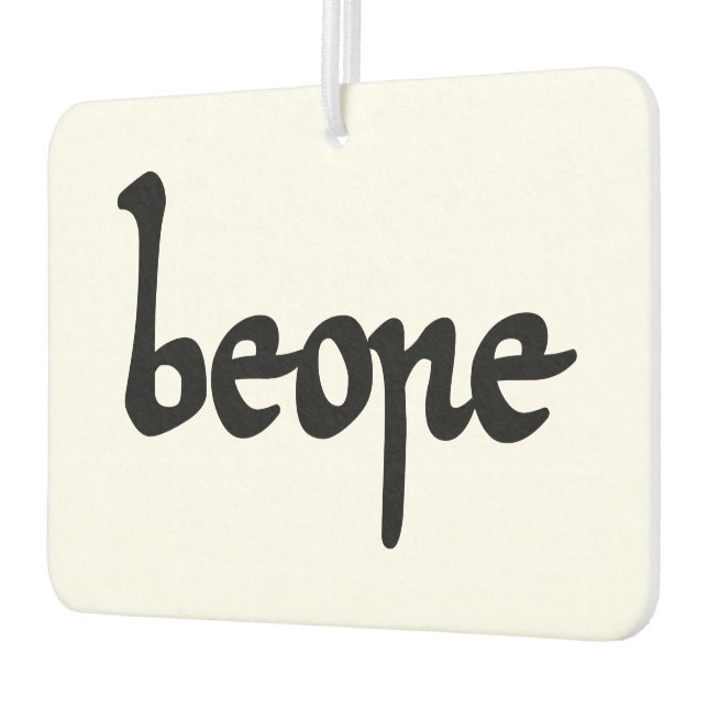 Old English Beer Car Air Freshener (Left)