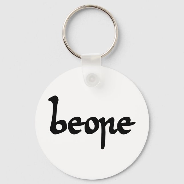 Old English Beer Key Ring (Front)