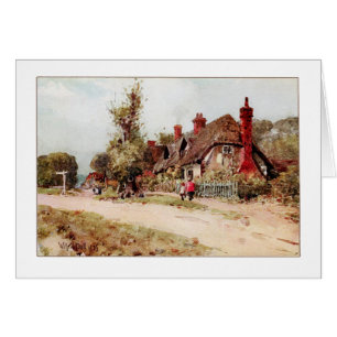 Old English Cottage by Wilfrid Ball on Cards