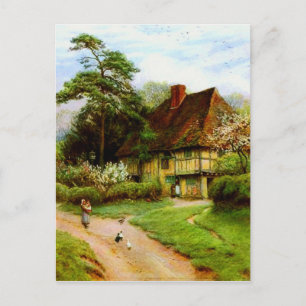 Old English Country Cottage Postcards