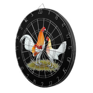 Old English Game Bantam: Red Pyle Dartboard