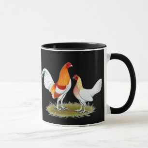 Old English Game Bantam:  Red Pyle Mug