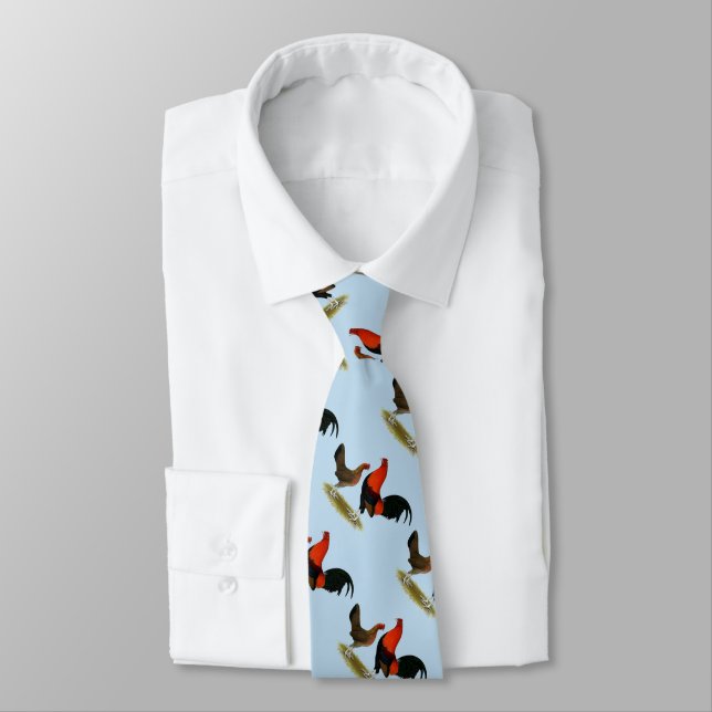 Old English Game Bantams:  BB Red Pair Tie (Tied)