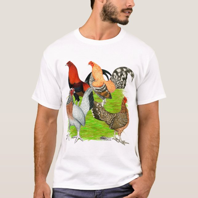 Old English Game Quartet T-Shirt (Front)