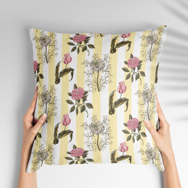 Old English Garden Vintage Floral Pattern Cushion (Creator Uploaded)
