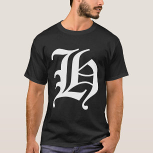 Old English Letter H T-Shirt
