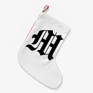 Old English Letter - M Christmas Stocking