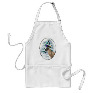 Old English Mastiff Christmas Gifts Standard Apron