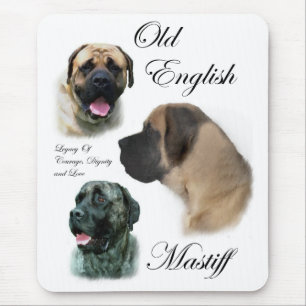 Old English Mastiff Gifts Mouse Mat