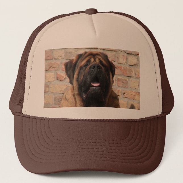 old english Mastiff Trucker Hat (Front)