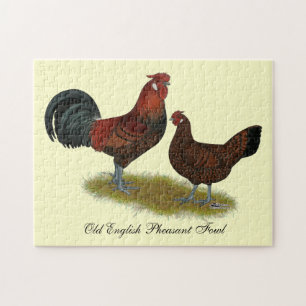 Old English Pheasant Fowl Jigsaw Puzzle