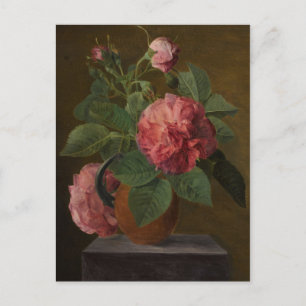 Old English roses - Jan Frans van Dael Postcard