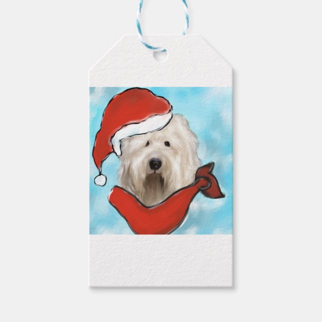 Old English Sheep Dog Gift Tags (Front)