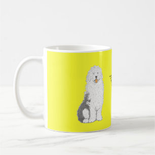 Old English Sheep Dog Mugs add name