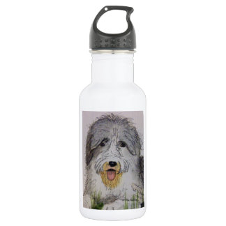 Old English Sheep Dog puppy 532 Ml Water Bottle
