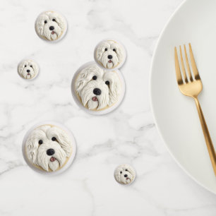 Old English Sheepdog 3D Inspired Confetti
