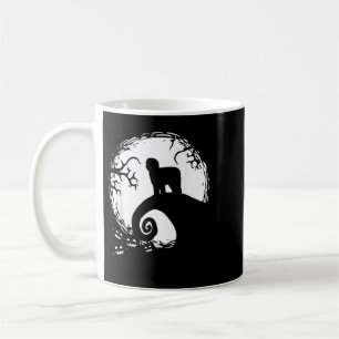 Old English Sheepdog And Moon Halloween Coffee Mug