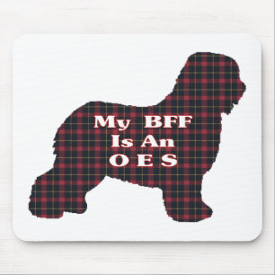 Old English Sheepdog BFF Gifts Mouse Mat